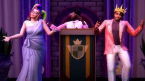 queen sims 4|sims 4 prom jester.